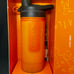 GRAYL GeoPress 24oz Water Purifier Bottle + Replacement Filter Visible Orange