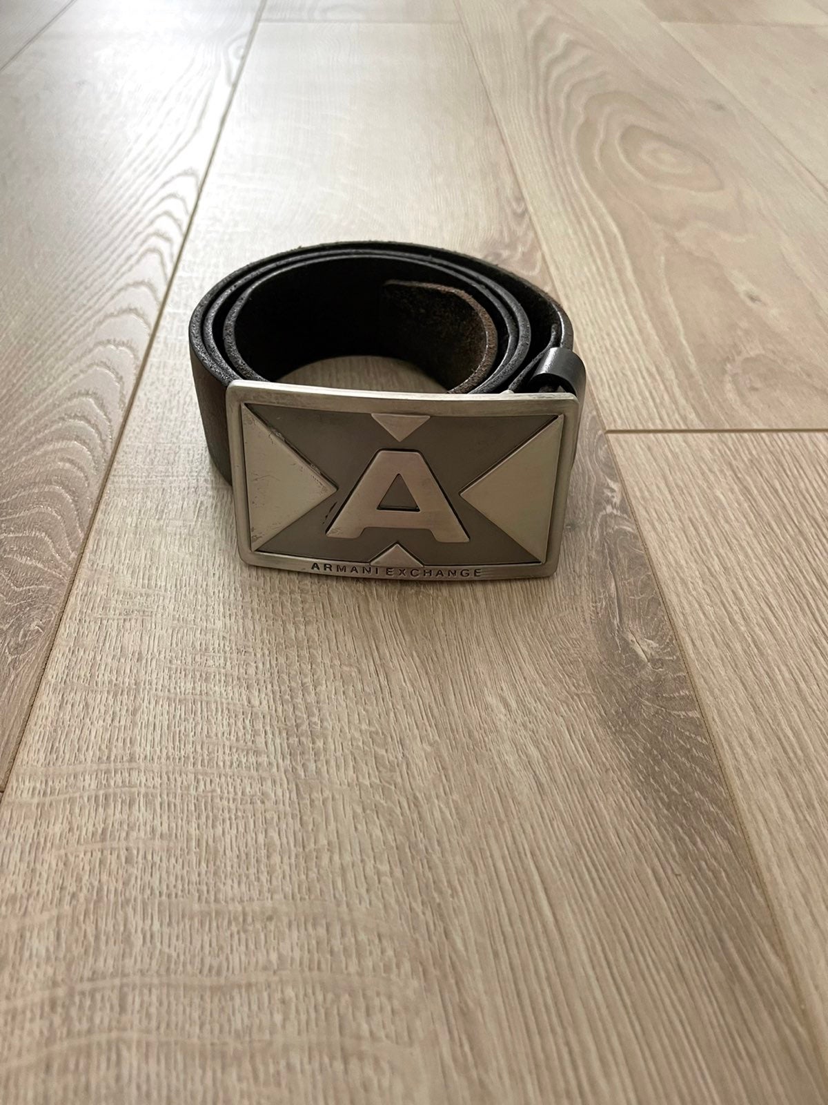 Armani Exchange Genuine Leather Men's Belt size 34
