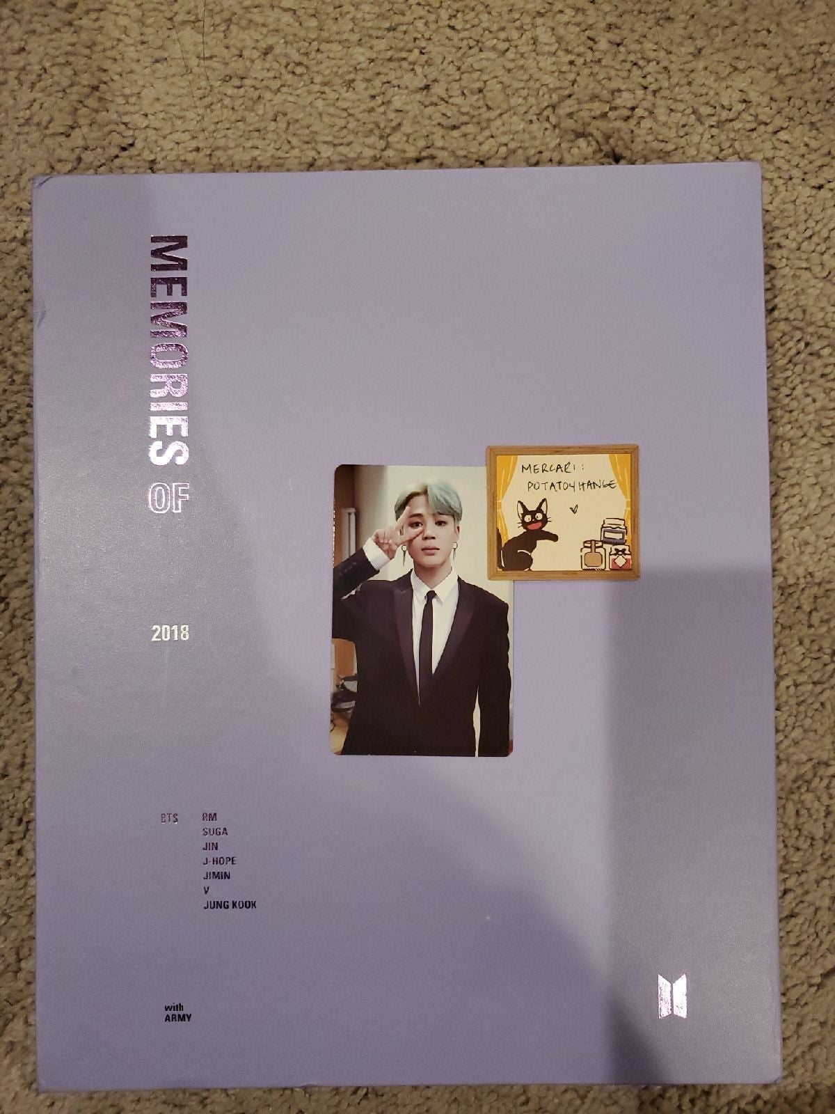 BTS Jimin Memories 2018 Blu-ray Official Photo Card With