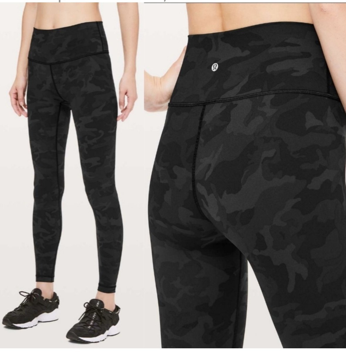 Lululemon Wunder Under Hi Rise Tight Luxtreme Camo Size 14