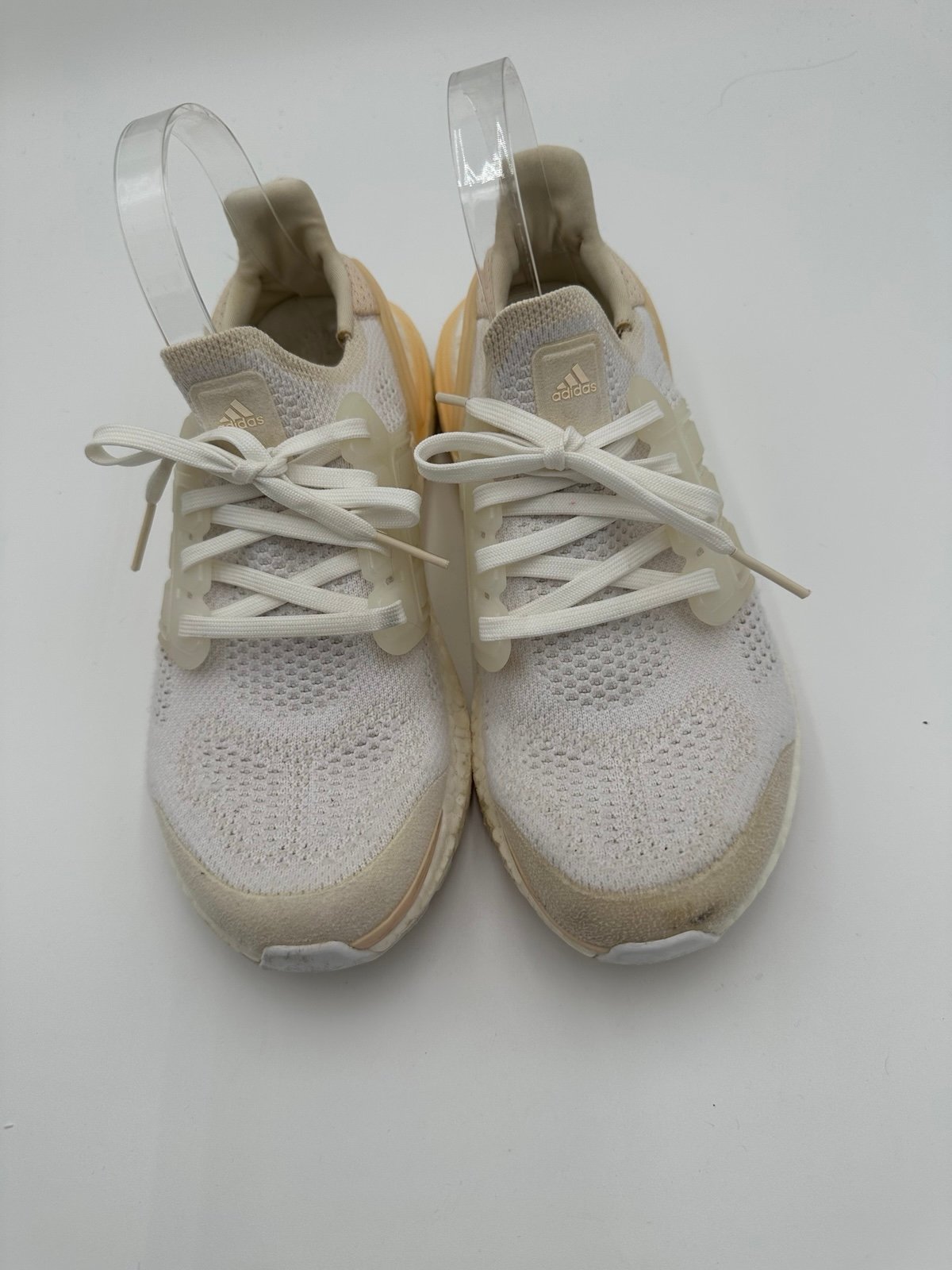 Adidas Ultra Boost A-Z6469 Sneakers Running Cream & White Size 9 Women’s Spots