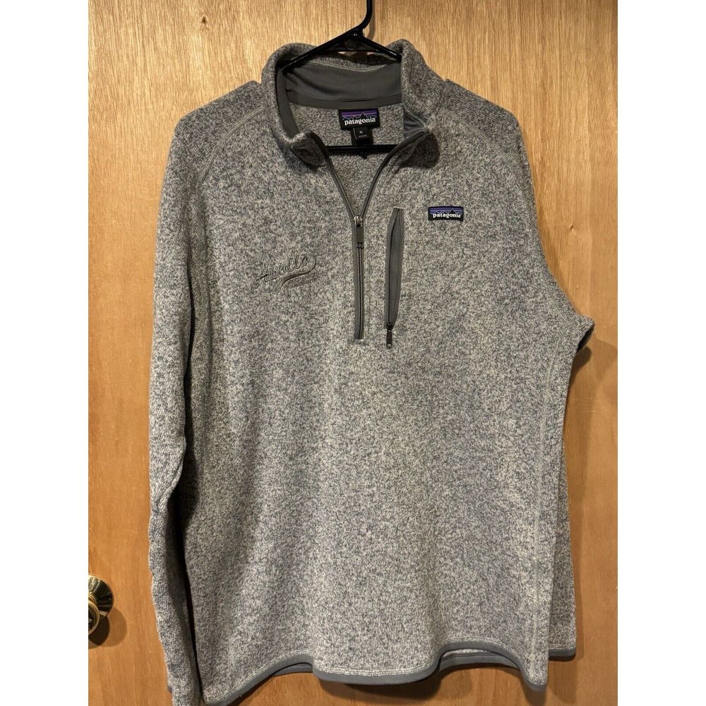 Men's Patagonia Better Sweater 1/4-Zip Fleece Size XL in Stonewash Gray