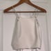 BEBE Grommet Bare Shoulder Halter Top