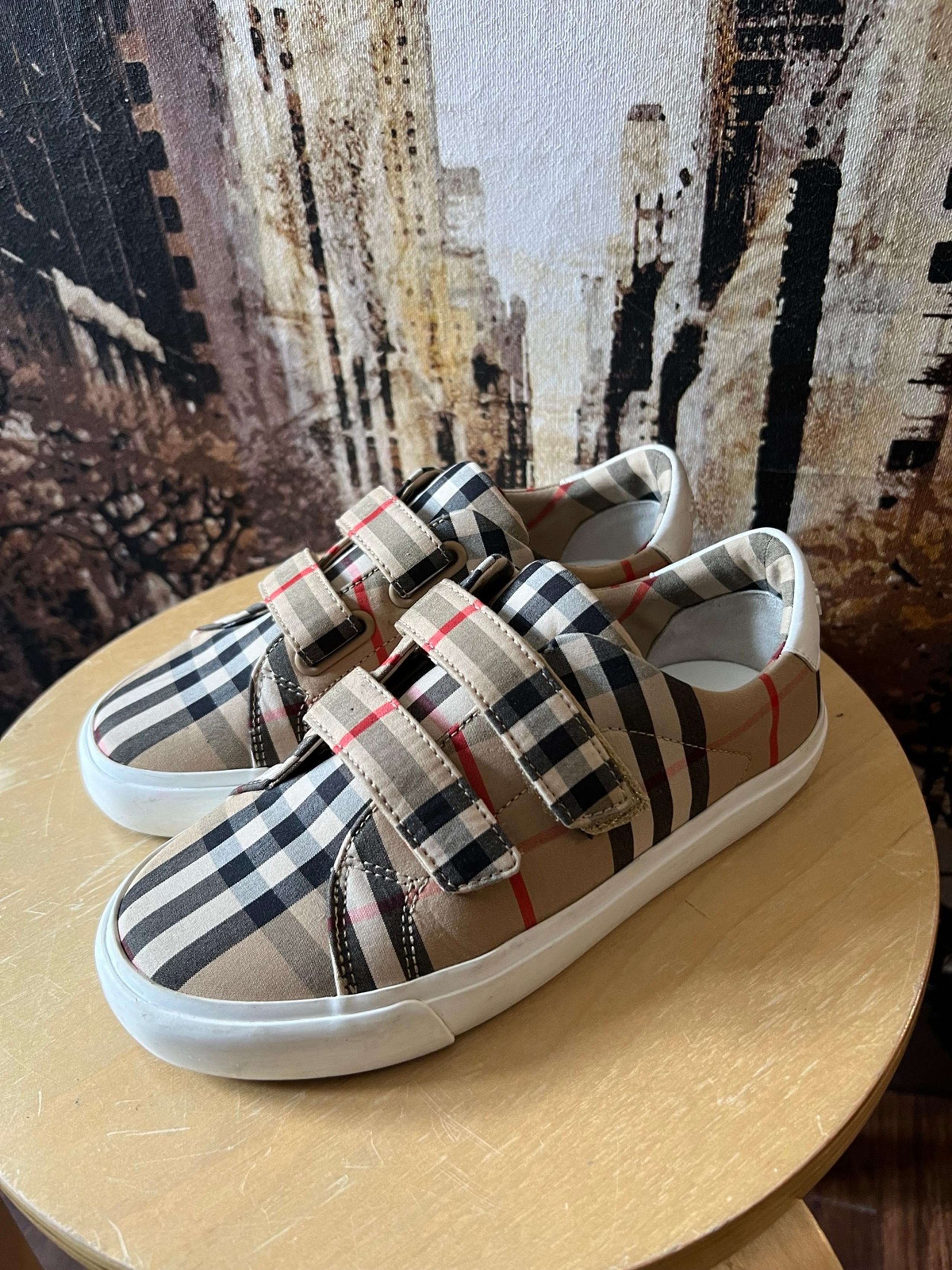 Burberry Mini Markham Check Sneaker