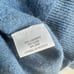 Club Room Sweater Mens Large 100% Cashmere V Neck Blue Preppy Bus Casual Large L