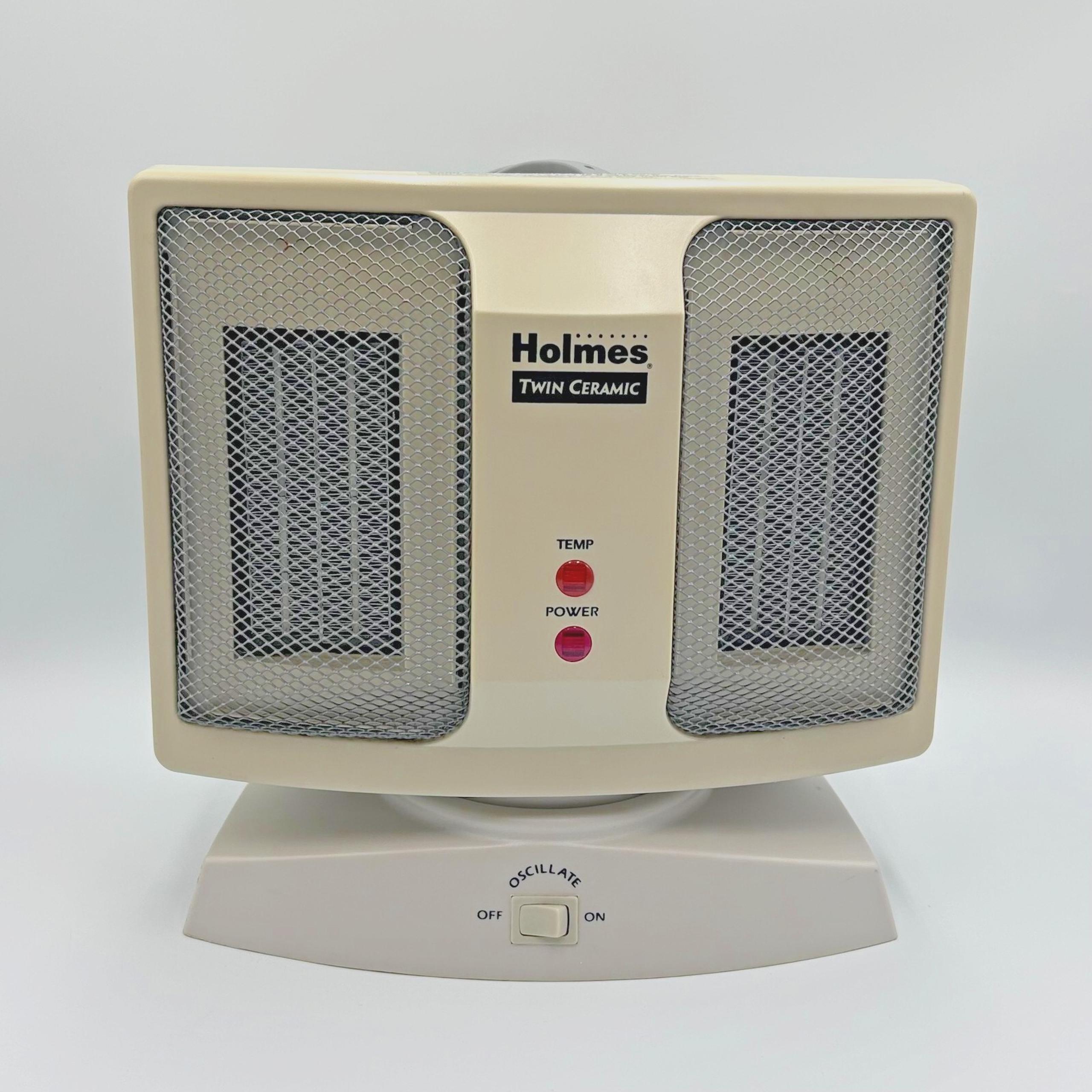 Holmes Twin Ceramic Heater Isolating Model # HCH 4199 Tested and Fully Works