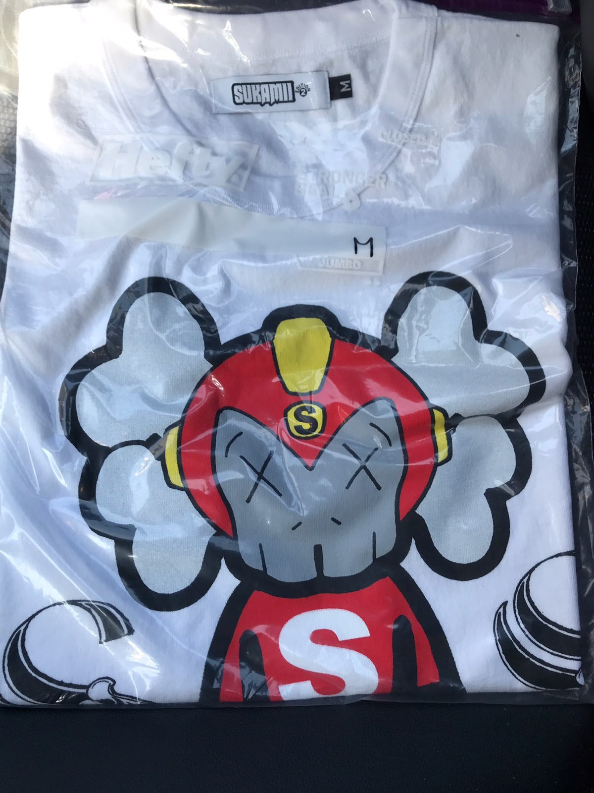 Sukamii Red Megaskull T Shirt Medium