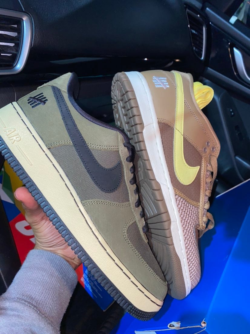 Nike undefeated nike x dunk / air force 1