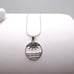 .925 Sterling Silver Evil Eye, Sun & Water Necklace