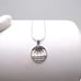 .925 Sterling Silver Evil Eye, Sun & Water Necklace