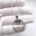 .925 Sterling Silver Evil Eye, Sun & Water Necklace