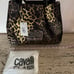 Cavalli Class Cinque Ruched Shopper Bag Leopard Print