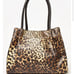 Cavalli Class Cinque Ruched Shopper Bag Leopard Print