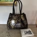 Cavalli Class Cinque Ruched Shopper Bag Leopard Print
