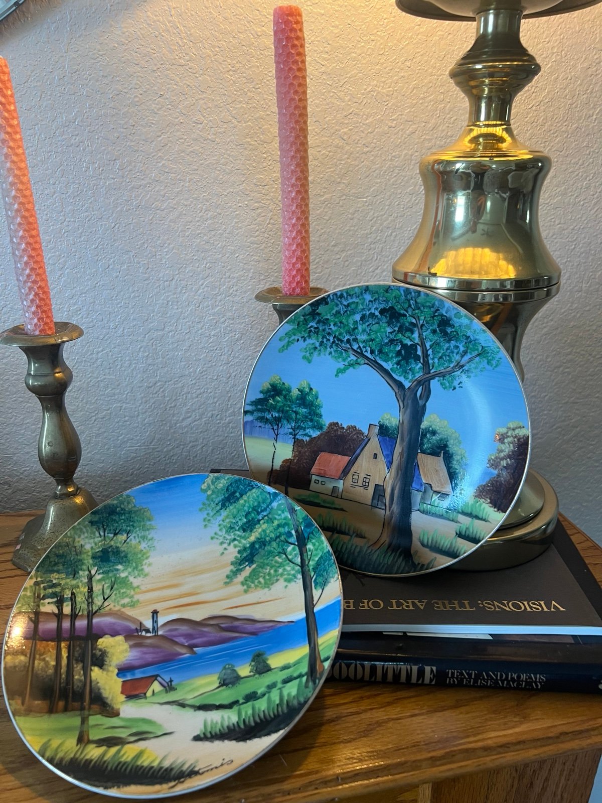 Vintage Hanging Plate Set
