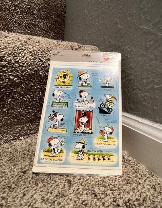 Peanuts Vintage Stickers | Mercari