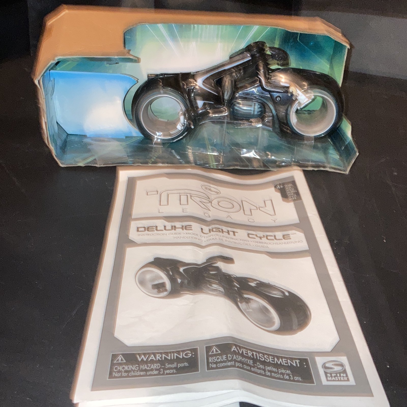 Rare Tron Legacy Deluxe Light Cycle New box dam no good HTF
