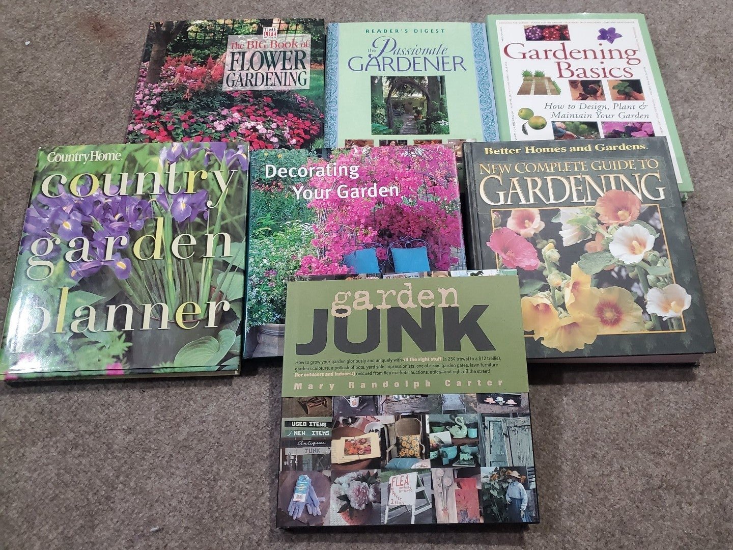7 gardening books