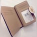 NWT COACH Medium Corner Zip Wallet With Signature Rivets CX404 IN CHALK