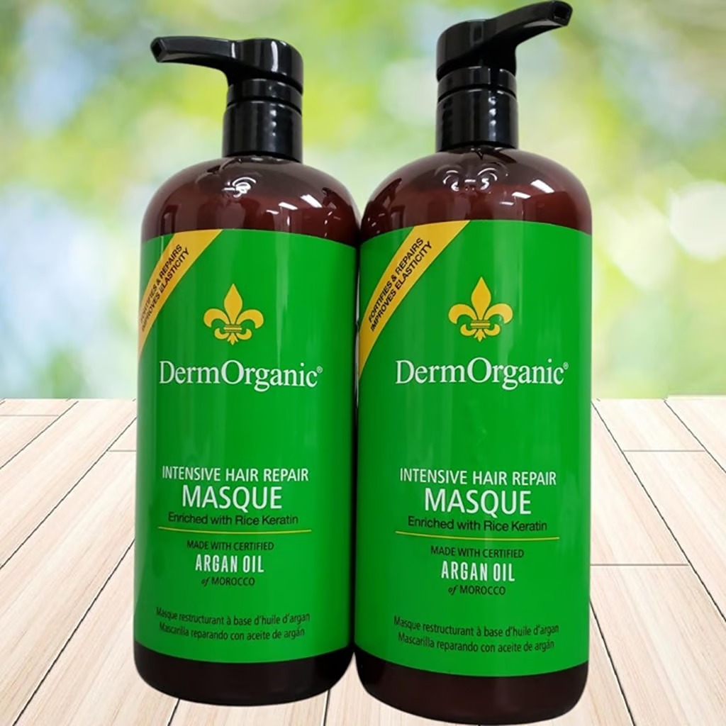 2 bottles Intensive Hair Repair Masque by DermOrganic