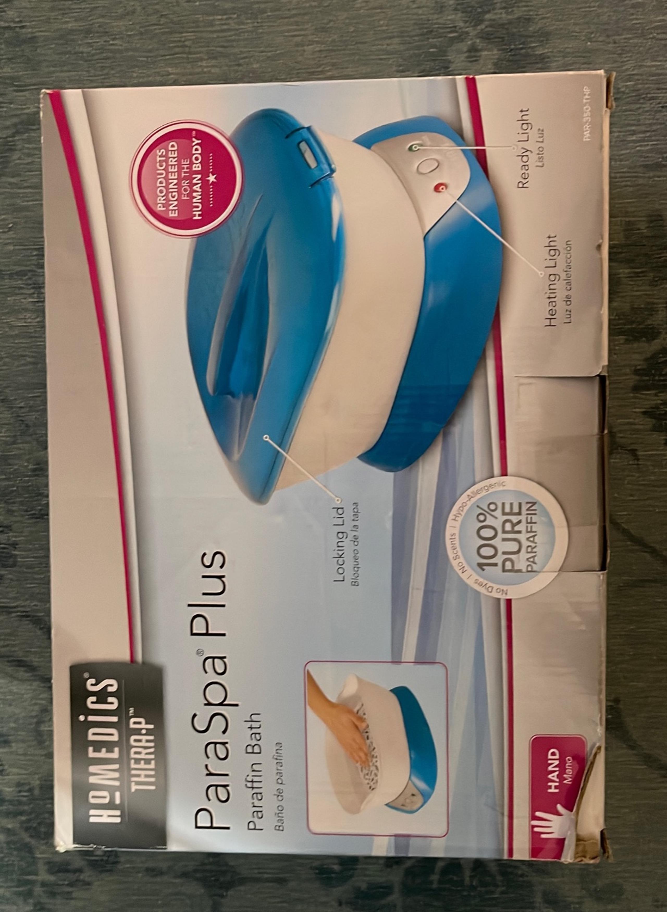 HoMedics Thera-P ParaSpa Plus Paraffin Bath - White/Blue New Sealed in Box