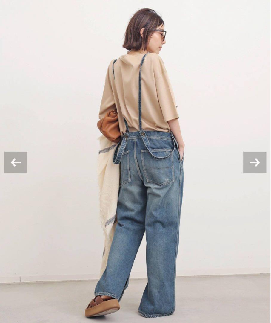 L'Appartement Denim OVER ALL Navy 36 Size