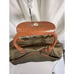 LIZ CLAIBORNE CARRY ON TRAVEL BAG ON ROLLER WHEELS HANDLE LUGGAGE 20X12 Green