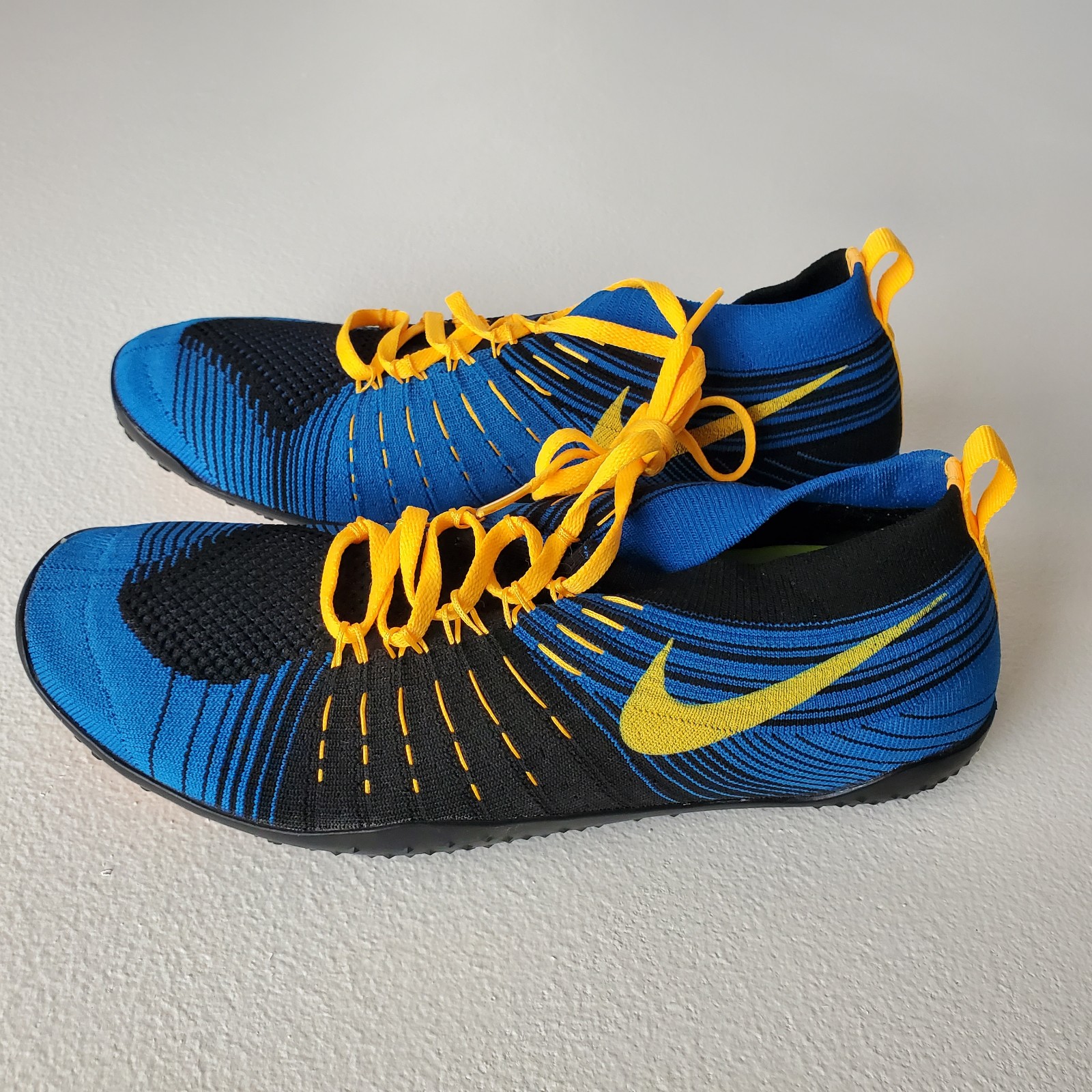 New Rare Nike Free Hyperfeel TR Black Military Blue Running Men's 9 638073-004