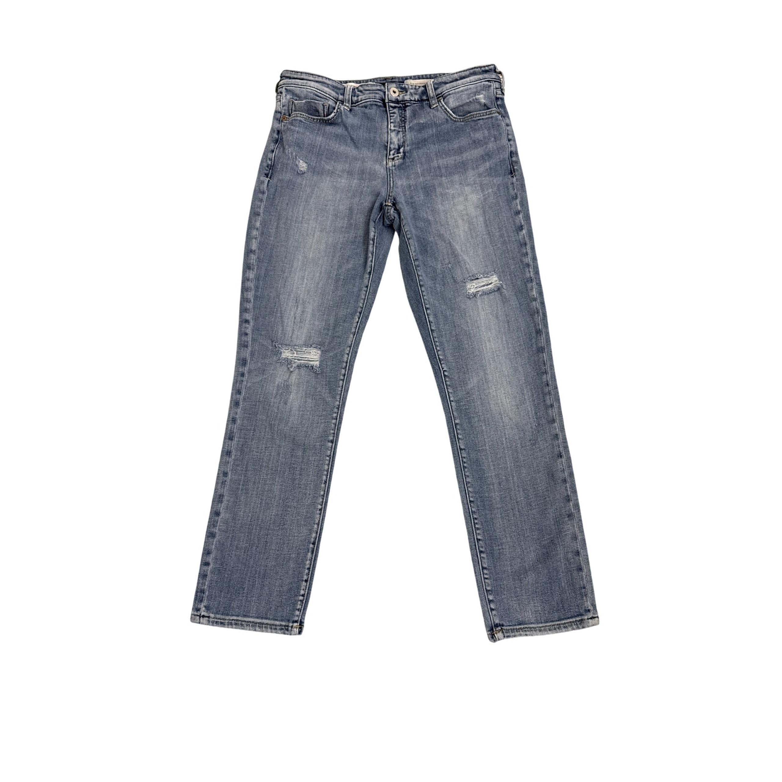 Anthropologie Jeans Pilcro Slim Boyfriend Blue Denim Jeans Size Women's 29