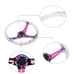 Universal 6-Hole 350mm Deep Dish Clear Crystal Bubble Neo Spoke Steering Wheel
