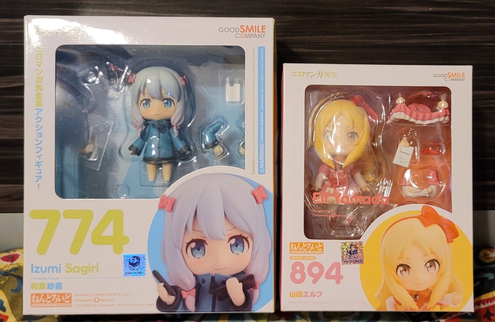 Nendoroid Ero Manga Sensei set Izumi Sagiri and Elf Yamada