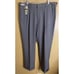 Haggar Med Grey Classic Fit Pleated Dress Pants Size 40 X 29 NWT
