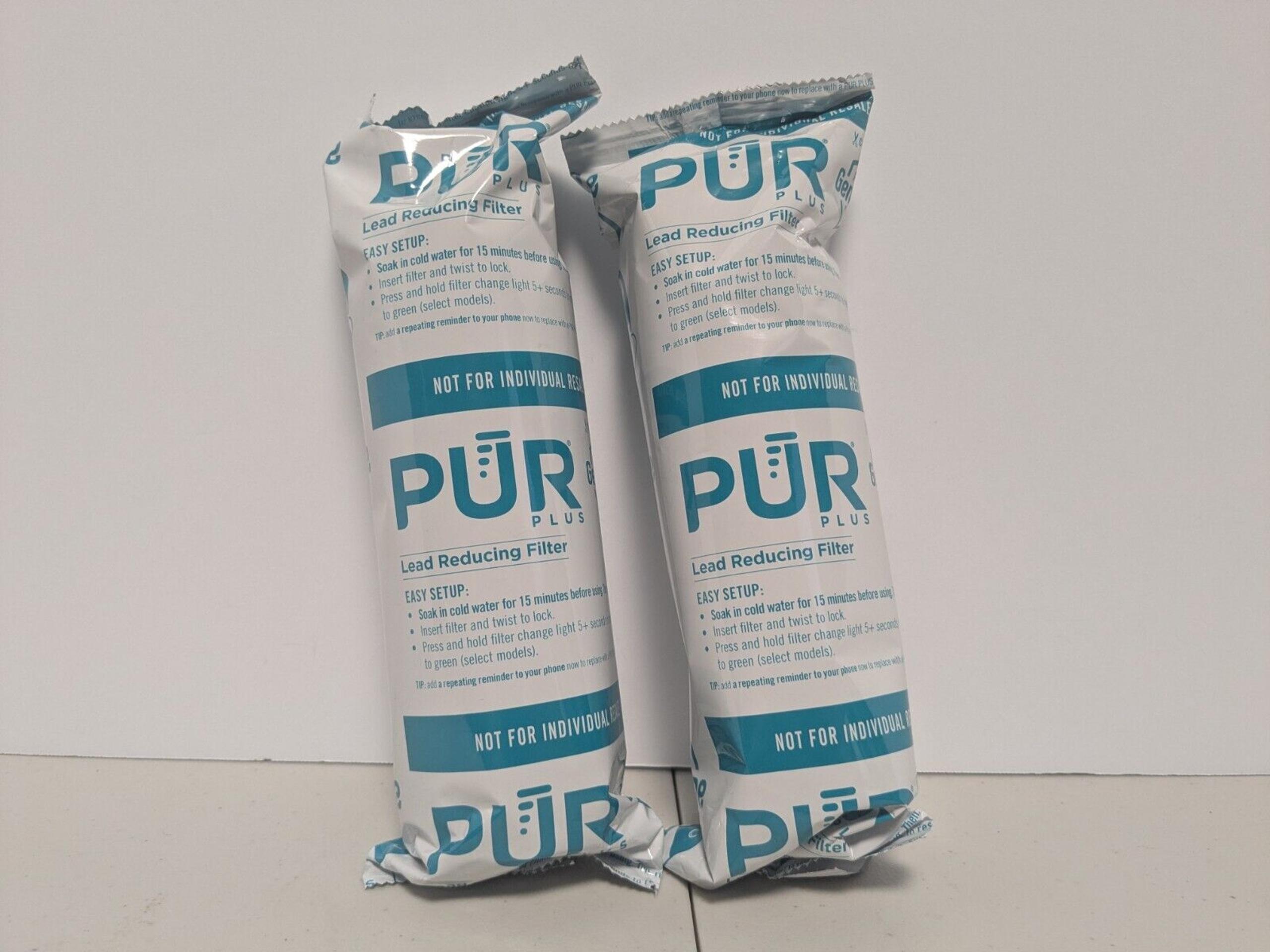 Lot Of 2 PUR PLUS Lead Reducing Water Pitcher Filters