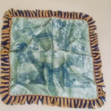 Vintage World War II Satin Sweetheart Pillowcase Aloha Hawaii