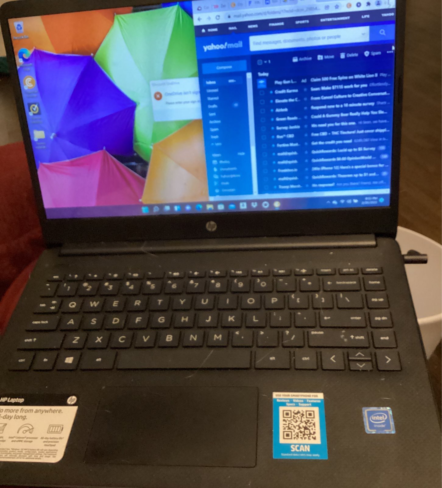 Hp laptop 11.6 model 14-dq