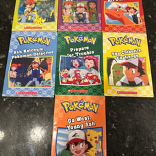 Pokémon set of 7 scholastic books