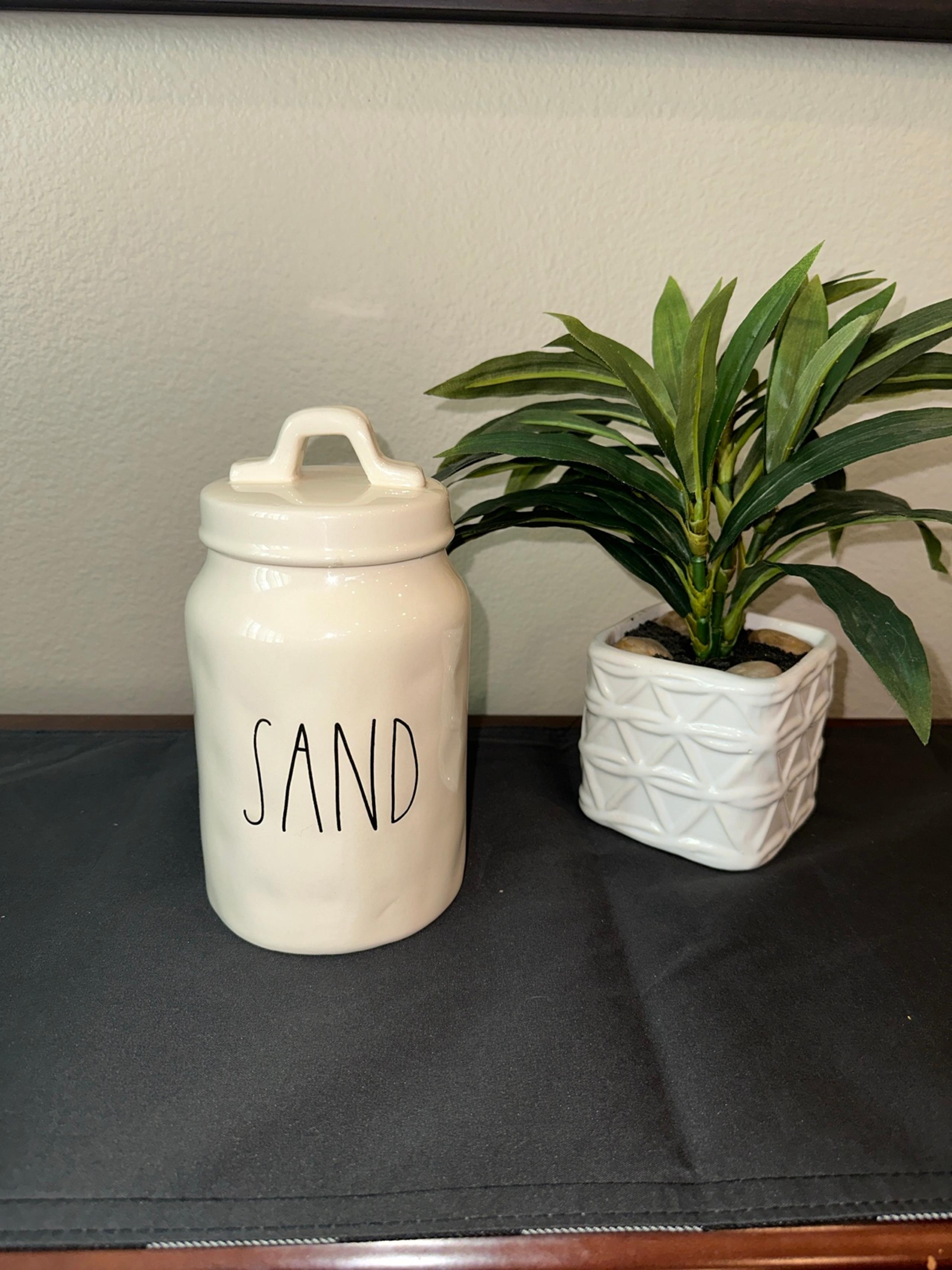 Rae Dunn SAND Decanter - 2017 HTF