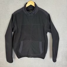 Proof Brand Jacket Mens L Black Lightweight Fleece Full Zip Pocket
