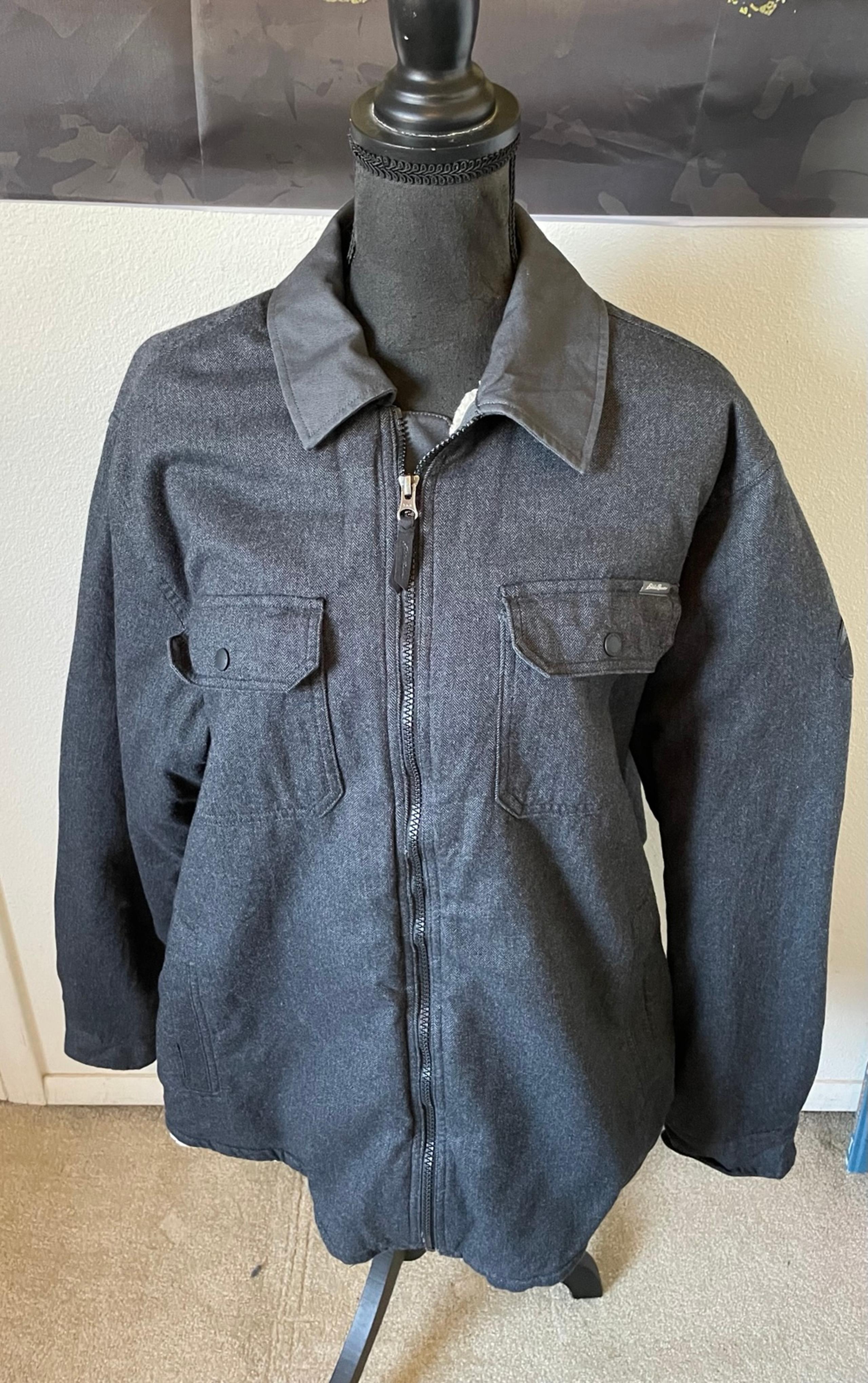 Eddie Bauer Men's Flannel Faux Shearling-Lined Shirt Jacket Size XL
