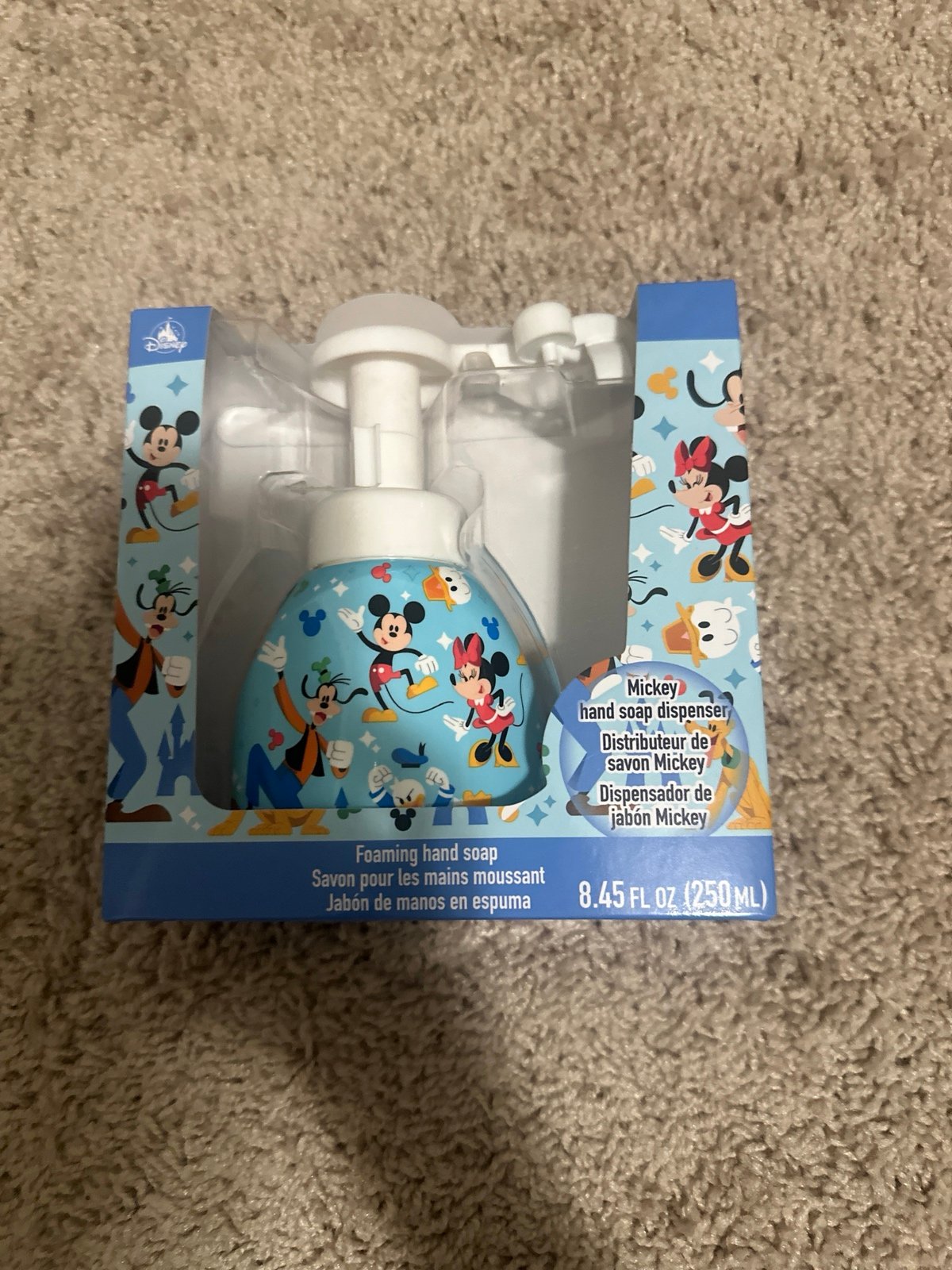 Soap mickey dispenser