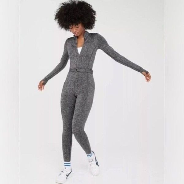 Aerie Offline Grey Long sleeve Jumpsuit