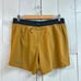 Janji Men's 5 AFO Middle Running Short w/ Brief Liner in Ochre size Medium