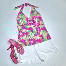 Lilly Pulitzer cotton halter top 6