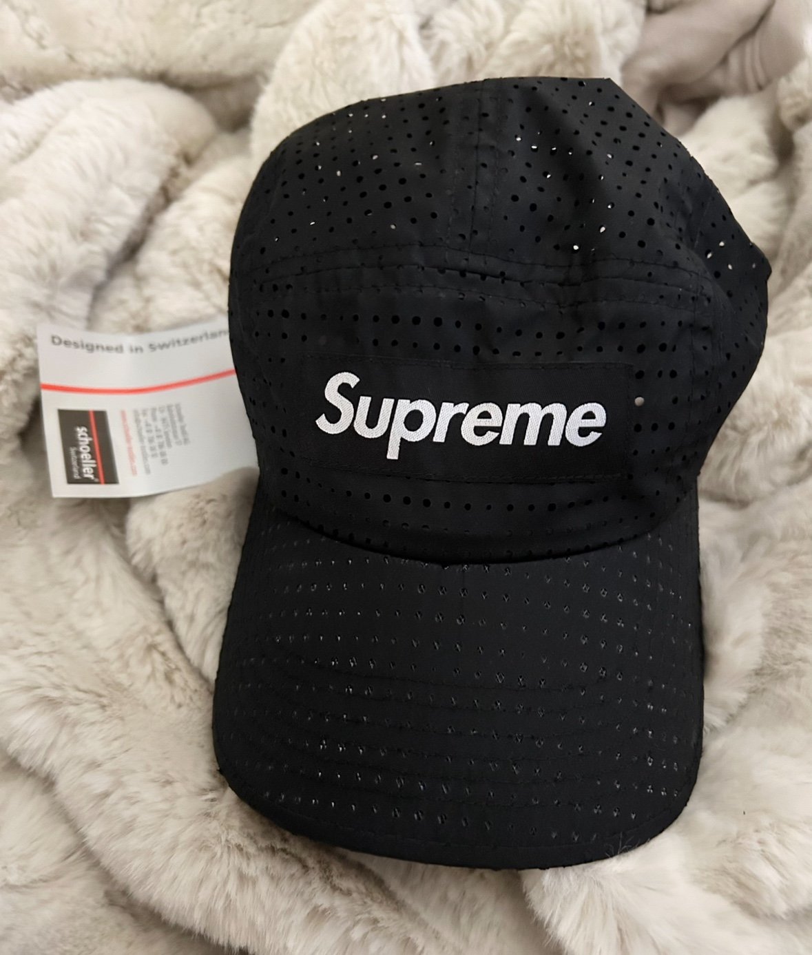 Supreme Perforated Camp Cap (SS22) - $48