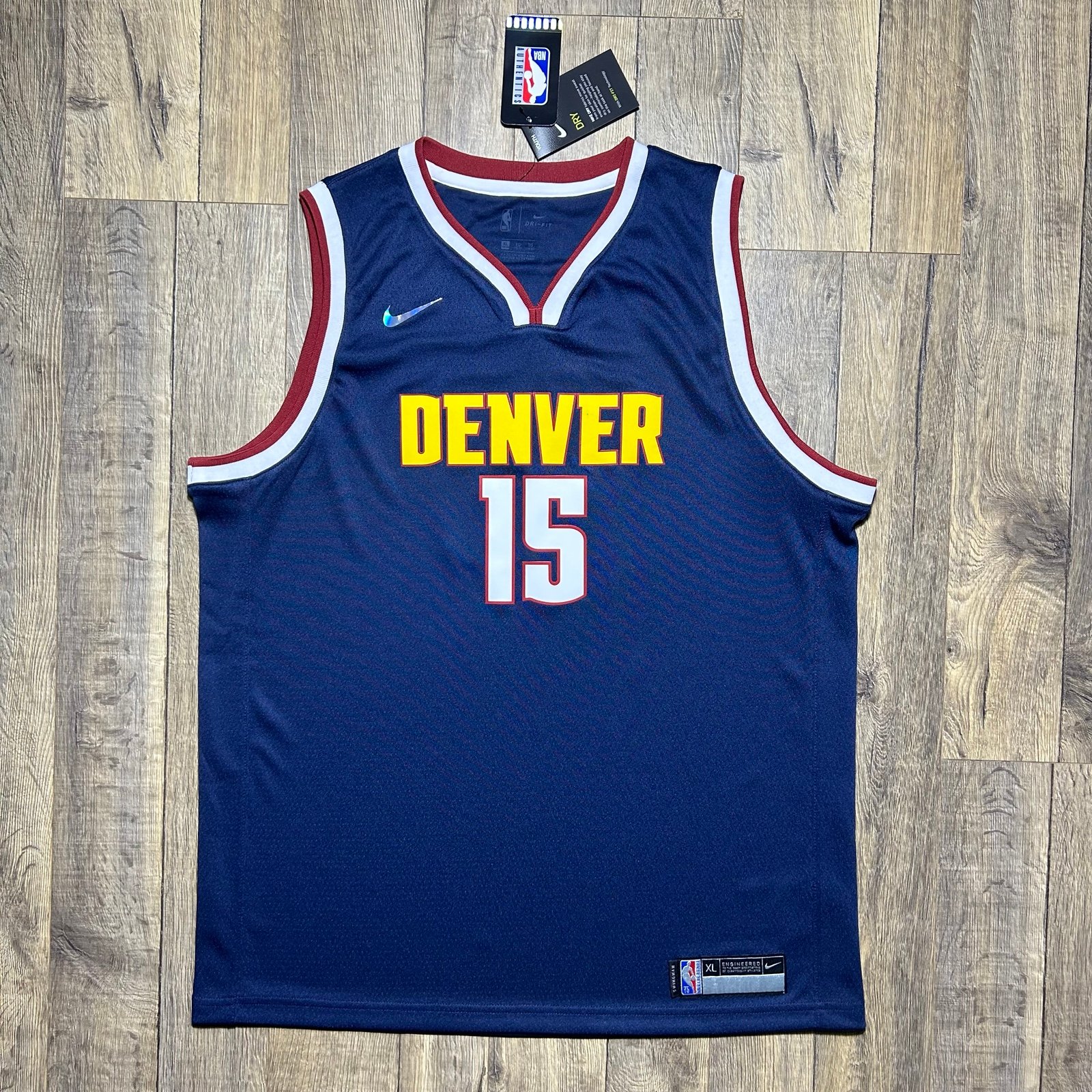 Denver Nuggets Nikola Jokic Nike NBA Basketball Swingman Jersey Youth Kids XL