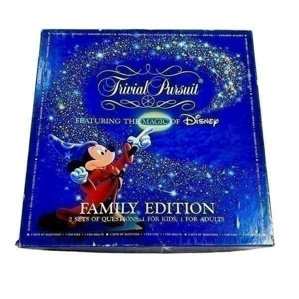 NWOT 1986 Vintage 1986 Trivial Pursuit Magic of Disney Family Edition Game