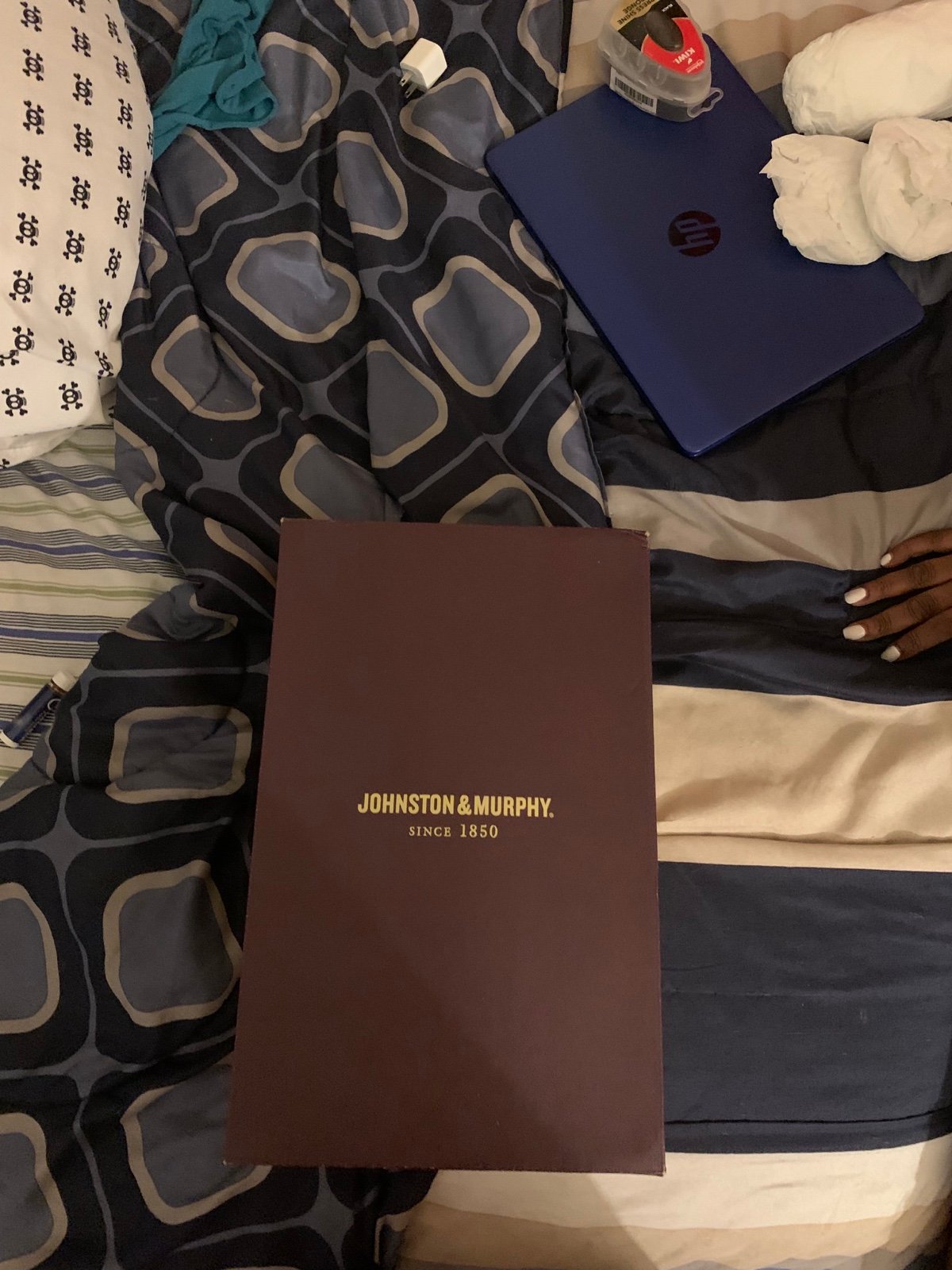 johnston and murphy Slip on Blacksheepskin
