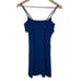 Susana Monaco blue ruffle speghetti strap mini dress