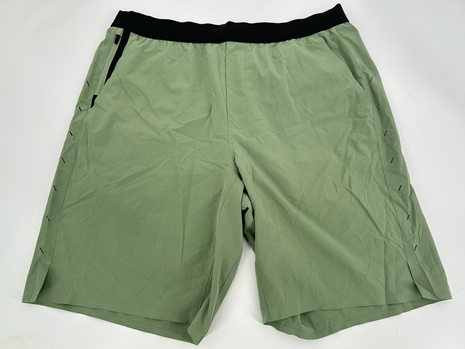 Ten Thousand Shorts Mens Green Interval 9” Athletic Unlined XL