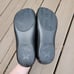 Alegria Khloe Black Leather Hook and Loop Buckle Detail Comfy Platform Clogs 41